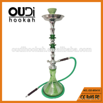 Fashionable estilo um hookah mangueira verde listra vaso fumar shisha